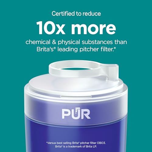 Kaz PUR Plus Faucet Mount Water Filter Replacement 2-Pack - Lead & Chemical Reduction