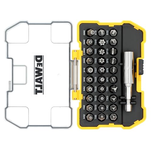 DEWALT 31-Piece Security Bit Set with Case & Magnetic Holder, One Size