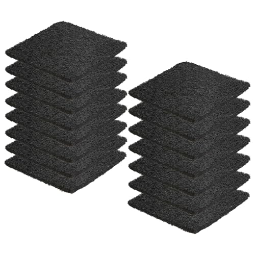 Pocurhi 15 Pack Activated Charcoal Trash & Compost Bin Odor Filter Refills 3.9 x 3.9 in