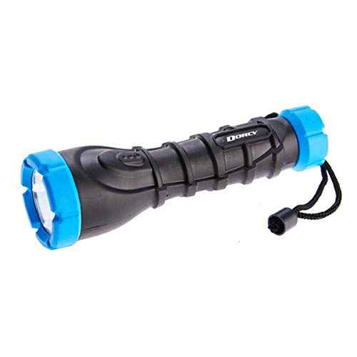 Dorcy 120-Lumen Weather Resistant LED Flashlight with Non-Slip Grip and Nylon Lanyard, Assorted Colors (41-2958)