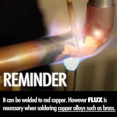 40 Sticks Brazing Rods Bcup-3 5% Silver Solder Phos Copper Brazing Alloys Flat Welding Rods Industry 0.050" x 1/8" x 10" for Air Conditioning Refrigerator Cold Storage HVAC Units