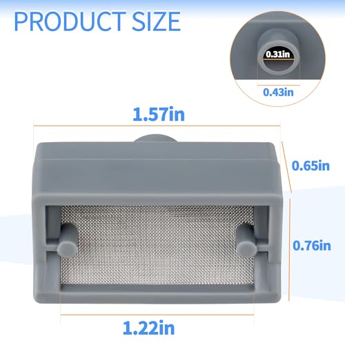 Ice Maker Filter Screen for GE Opal 1.0 & 2.0 Nugget Ice Makers - Pulems 2-Pack