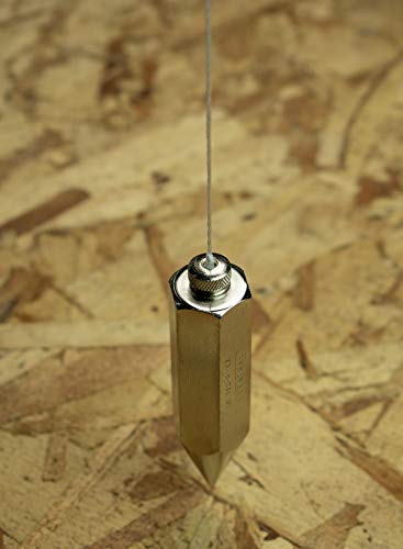 General Tools Plumb Bob Steel Hexagon 8 Ounce Construction