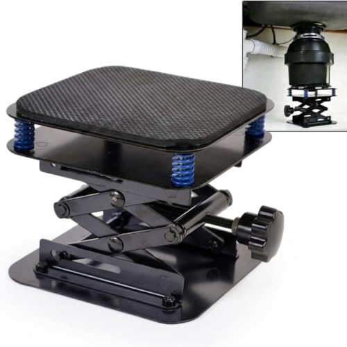 EunoiaLabs Upgraded 4-Spring Garbage Disposal Support Bracket, 2.8"-7" Adjustable Heavy-Duty Carbon Steel
