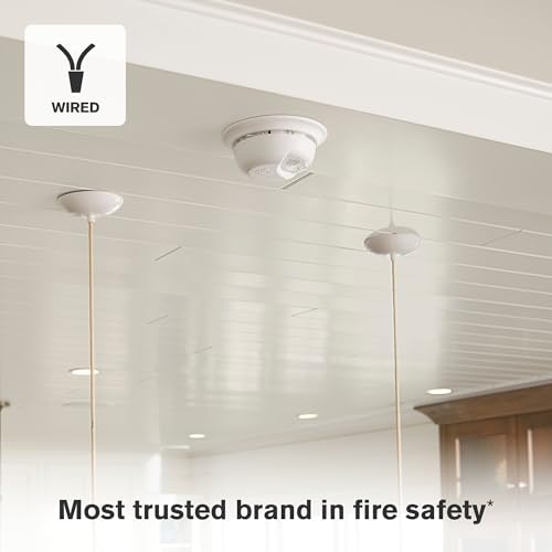 First Alert Hardwire Smoke Alarm with Battery Backup - 1-Pack, Precision Detection SMI100-AC