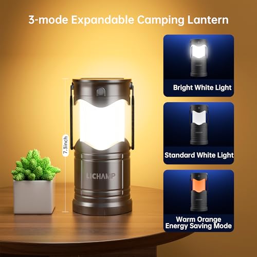 4-Pack Solar Camping Lanterns with USB Rechargeable LED Flashlights - Emergency & Outdoor Power