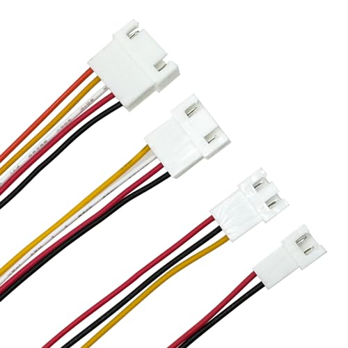 20Pcs XH2.54mm Male Female Extension Cord Connectors, 2-5Pin Wire Terminals