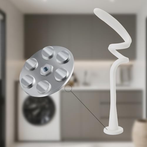 PinkCross 43mm Front Load Washer Door Prop – Magnetic Silicone Door Stopper (White)