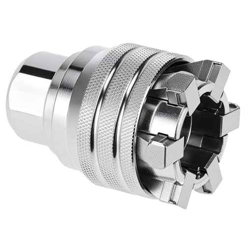 QWORK Adjustable Universal Socket Wrench, 10-19mm Adjustable Drive Socket Wrench Sleeve, 3/8" Drive Manual Socket Wrench