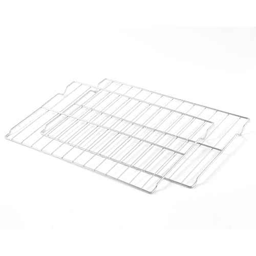 W10256908 Oven Rack Replacement for Whirlpool Stove Oven Parts Amana Maytag Kenmore Jenn-Air Range Oven Racks 304 Stainless Steel WPW10256908 Oven Wire Rack Baking Rack 24" x 15.7" Not Universal 2 Pcs