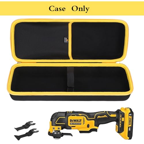 Aproca Portable Hard Storage Case, for DEWALT DCS356B / DCS354B 20V Max XR Oscillating Multi-Tool and Accessories