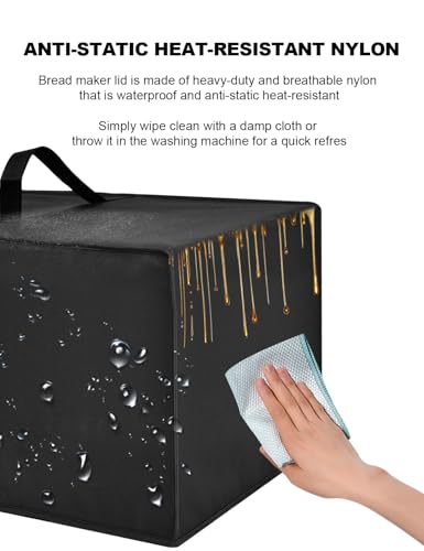 Bread Maker Cover for KBS 17-in-1 Bread Maker - Dual Heaters, 2LB (Black) by EiiJugaloo