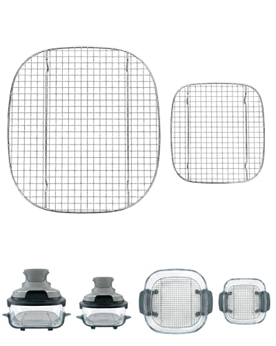 2-Pack Ninja Crispi FN101 Air Fryer Rack Set | 304 Stainless Steel Tiers