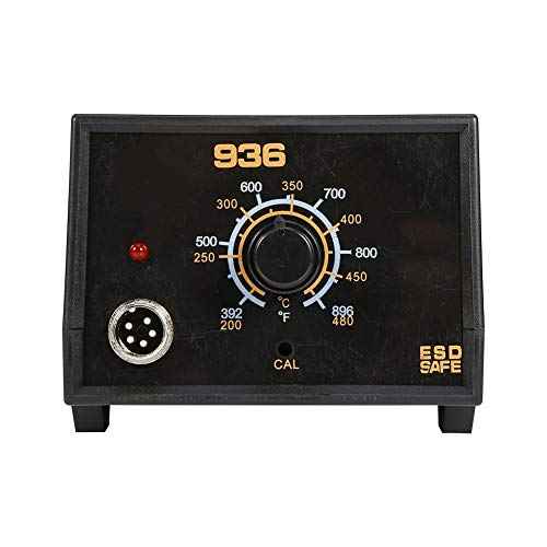 Soldering Station, 110V 60W 936 Power Iron Frequency Change Desolder Electric Welding Station Hot Air Rework Station Welder Tool for Circuit Board Soldering Laptop Repairing