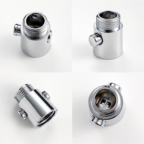 Silver Shower Head Shut Off Valve Water Control Tap for Bathroom & RV