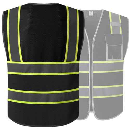 JKSafety Hi-Vis Multiple Pockets Lite MESH Lining Meets ANSI/ISEA Standards