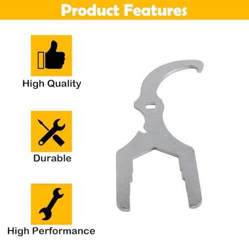3845 Sink Drain Wrench Compatible with Superior Tool Fits 1-1/2inch to 1-1/4 inch P-traps