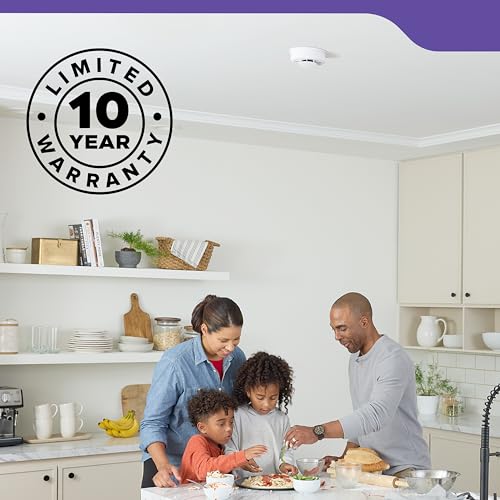 Kidde, 30CUDR, Smoke & Carbon Monoxide Detector, AA Battery Powered, LED Warning Light Indicators