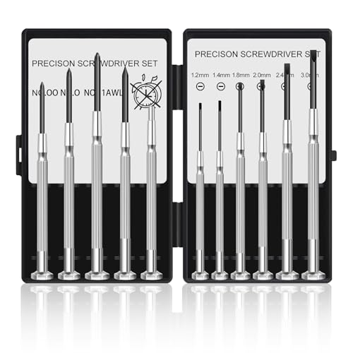 Jotyua 11-Piece Precision Screwdriver Set for Watches, Glasses, Electronics