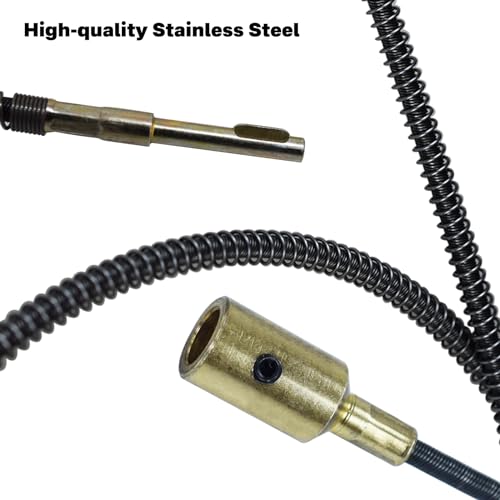 Inner Flex Shaft Cable, 1pc Internal Flexible Shaft Core Attachment with Spring for Hanging Grinder Power Carver Rotary Tool Replacement Accessories