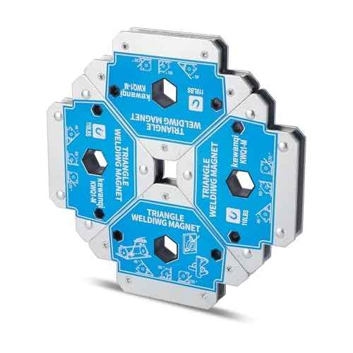 110 LB Welding Magnets Clamp Sets-4 Pieces of Magnetic Welding Holder 110 LBS Holding Power Welder Tools and Accessories
