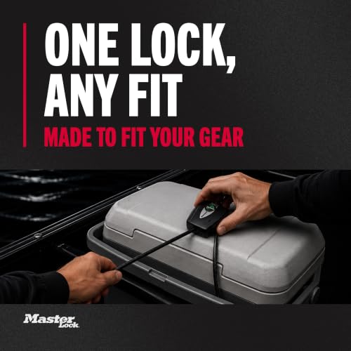 Master Lock Python Cable Lock 2-Pack Heavy Duty Keyed Outdoor Security