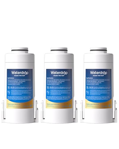Waterdrop Replacement Water Filter Cartridge 3 Pack for ED01/ED02/ED04