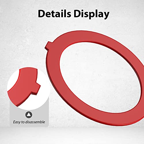 Red Silicone Flush Valve Seal for Kohler K-GP1059291 3 Pack - Easy Install Replacement Gasket