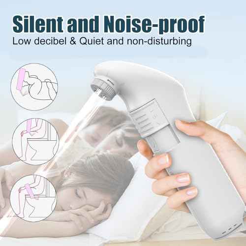 Electric Portable Bidet for Travel,Large Handheld Bidet Sprayer with 2.5L Peri Bottle,High Pressure Rechargeable,Portable Toilet Butt Washer for Women,Men,Elder,70-Minute Usage