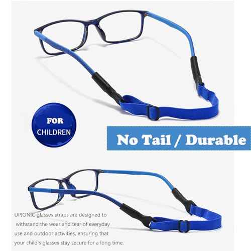 Adjustable Kids Glasses Strap, 5Pcs No Tail Spectacle Straps, Kid's Eyewear Holder Strap For Boy And Girl