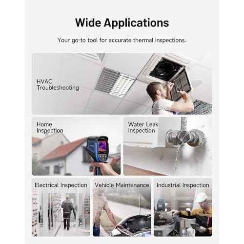 TOPDON TC004 Mini Handheld Thermal Imaging Camera, 240 x 240 TISR Resolution, -4¡ÆF to 842¡ÆF, 15-Hour Battery Life, 128 x 128 IR Resolution, 25Hz Infrared Camera, High/Low Temp Alerts, Auto Shutdown