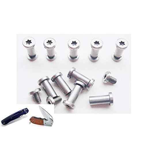 EDC Knives handle pivot pin screw,survival knife rivets pocket folding knife shaft fasteners,pack 10 sets