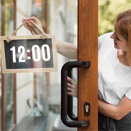 GHYPL Black 3 Inch Waterproof Vinyl Mailbox House Number Stickers - 6 Sheets