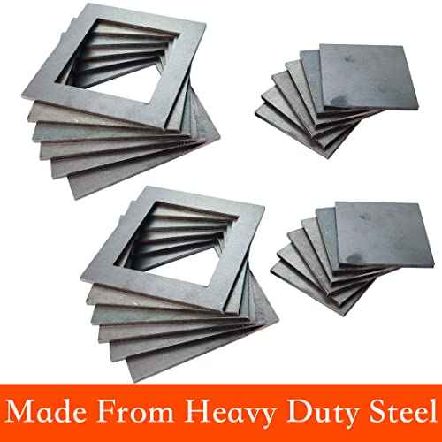 Welding Practice Kit, 24 PCS Premium Welding Coupons, 11 Gauge 3&2 Inch Square Steel Welding Plate For novice at welding. A36 Steel Plate Welding Practice Kit.