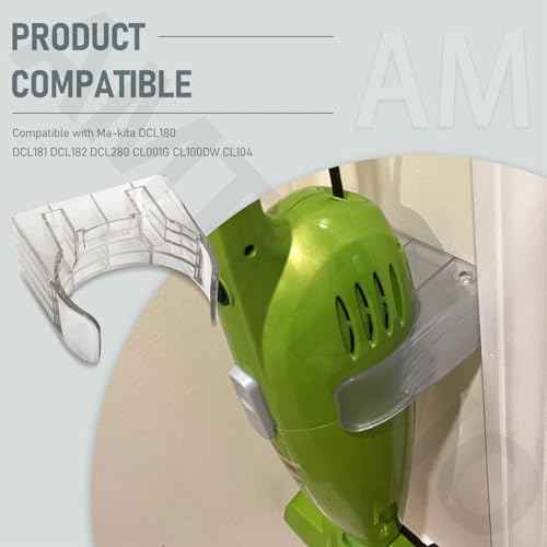 458571-5 199971-7 Vacuum Wall Mount Bracket Compatible with Ma-kita DCL180, DCL181, DCL182, DCL280, CL001G, CL100DW, CL104, XLC02RB1W, XLC02ZW Models, Also for 18V Vacuum Wall Mount Bracket