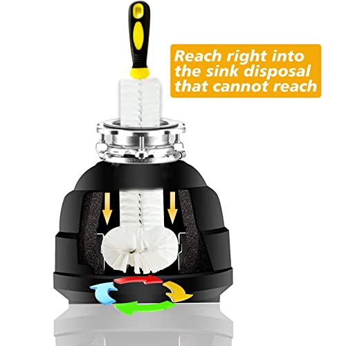 Garbage Disposal Cleaning Brush 15in - Deodorizer & Gunk Remover for InSinkErator