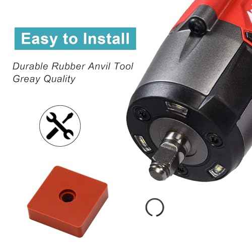 (10 Sets) 3/8" Impact Wrench Retaining Rings with O-Ring, Compatible with Electric/Pneumatic Cordless Wrench, Including Retainer Ring Anvil Install Tool