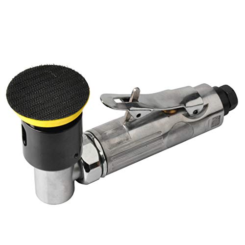 PROSHI 2-Inch & 3-Inch Angle Orbital Sander - Pneumatic Random Orbital Air Polisher for Auto & Wood