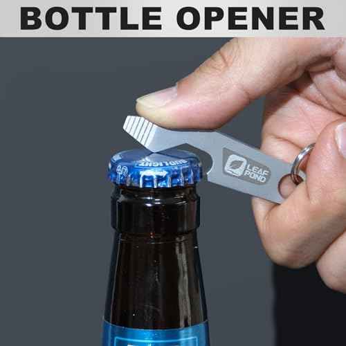 3-Pack Bottle Opener Keychain, EDC Pry Bar, Flathead Screwdriver Tip, Beer Opener Key Chain, Keychain Pry Bar, EDC Bottle Opener, Portable Key Tool, Stainless Steel Can Opener Keychain