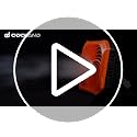 Odoland Black Camping Fan with LED Lantern, Rechargeable & Portable