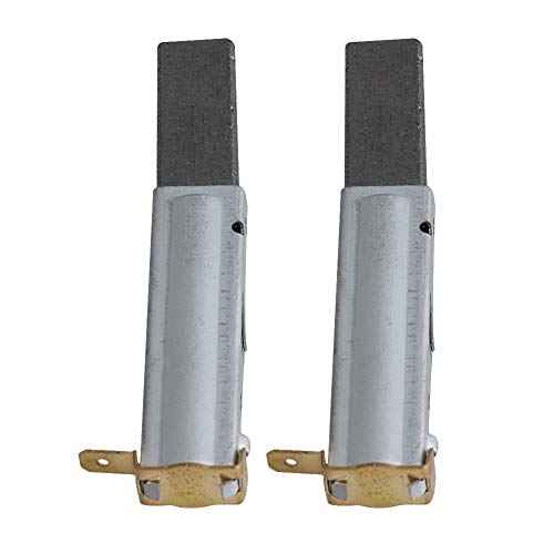Vacuum Motor Carbon Brush Replacement Parts for Industrial Home Grey Shell Pack of 2