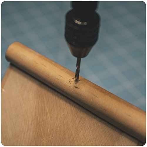 Bastex Precision Pin Vise Hand Drill with Twist Bits - Set of 11 Pieces. Great for models and Hobby.