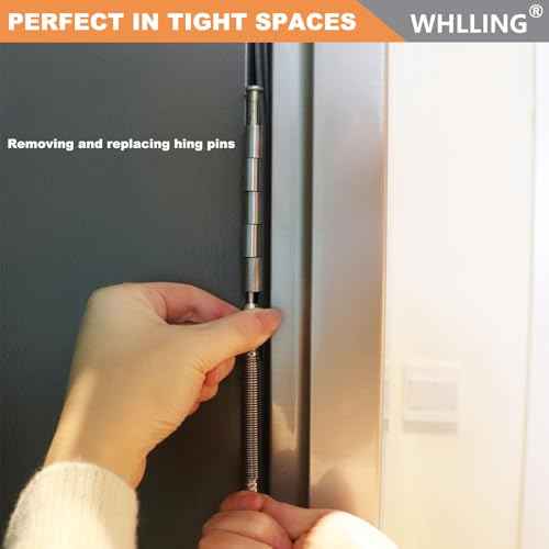 Hammerless Door Pin Removal Tool, Spring Driven Door Hinge Pin Remover Tool, 3500 PSI Striking Hinge Pin Tool