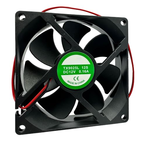 TX9025L12S 12V 9cm Silent Cooling Fan for Wine Cabinet TX9025L12S