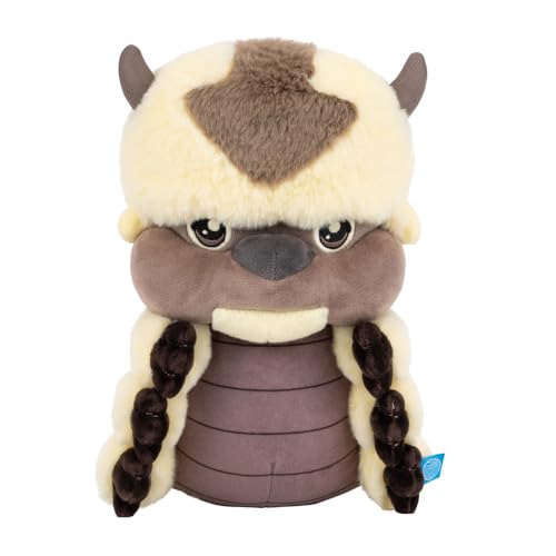 Jazwares Avatar: The Last Airbender Appa Plush - 8-Inch Sitting Sky Bison Toy