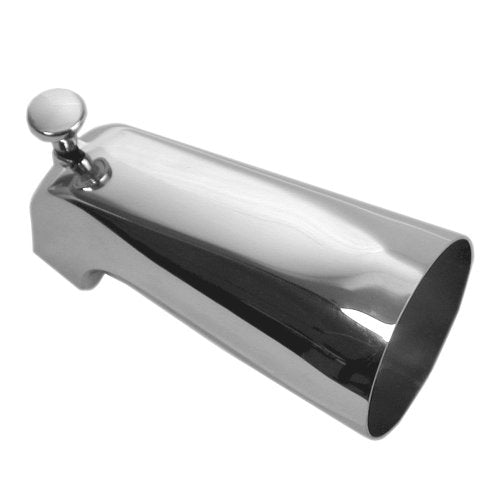 Danco Chrome Tub Spout with Front Pull-Up Diverter - Metal Bathroom Fitting