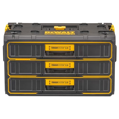 DeWalt ToughSystem 2.0 3-Drawer Tool Organizer DWST08330 – Multi