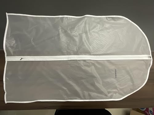 Suit Bags for Closet Storage Garment Bag 24''X40'' Clear Garment Bags for Hanging Clothes (Set of 6) Plastic Waterproof Suit Cover Bag with Zipper for Coats, Jackets, Shirts