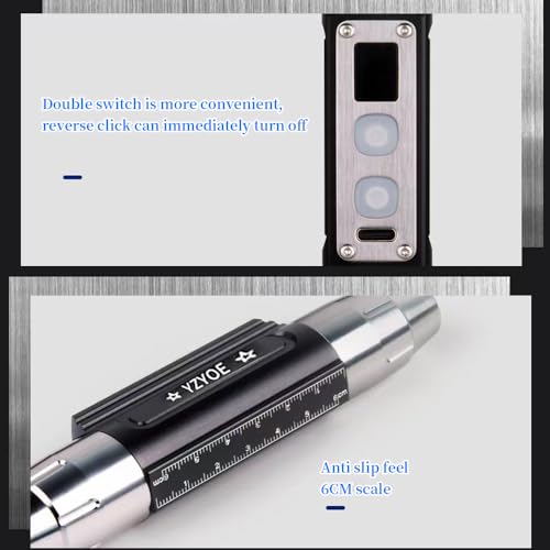 USB Rechargeable Six LEDs Expert Jade Appraisal Flashlight, Jewelry Flashlight £¬red Light£¬Jewelry Appraisal Gemstones Diamond.