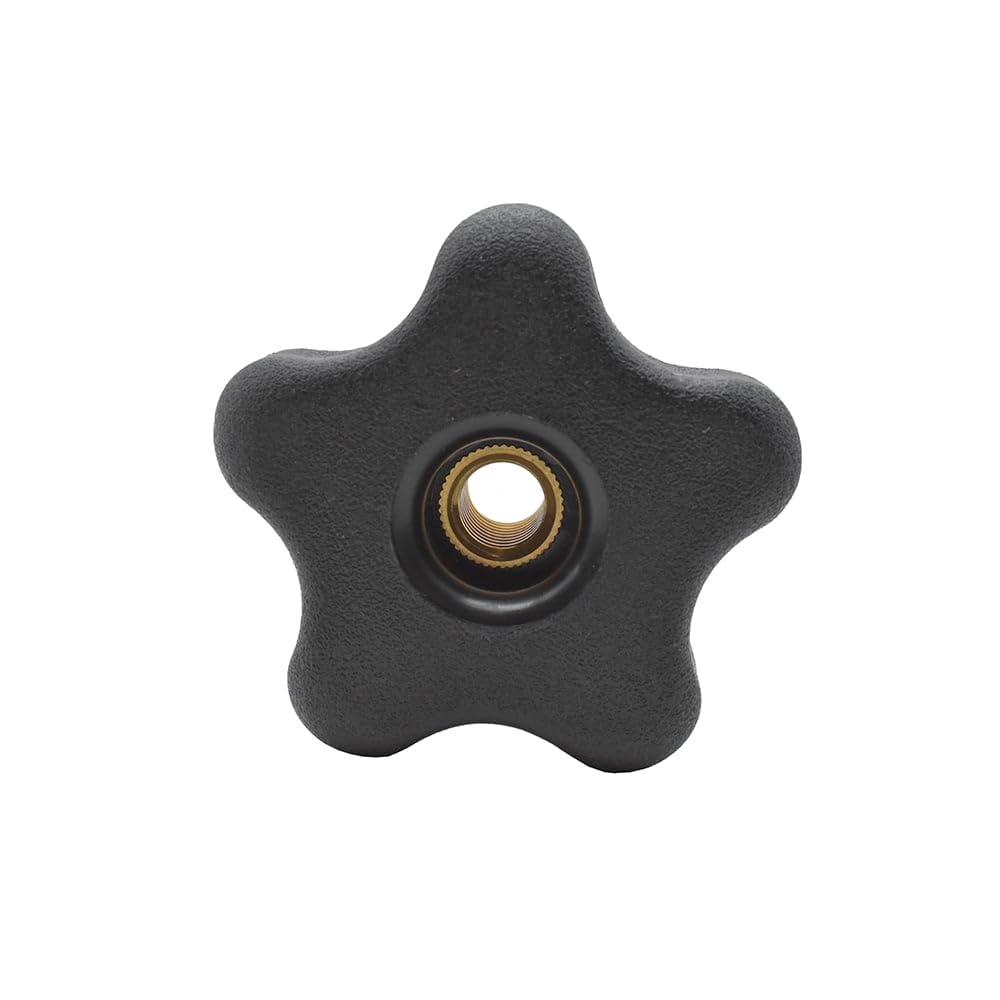 Big Horn 19709B-5PK 5 Star Thru Knob 3/8 x 16 (5/PK)